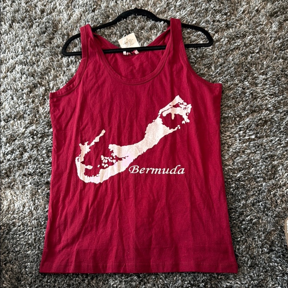 Red Bermuda Tank Top